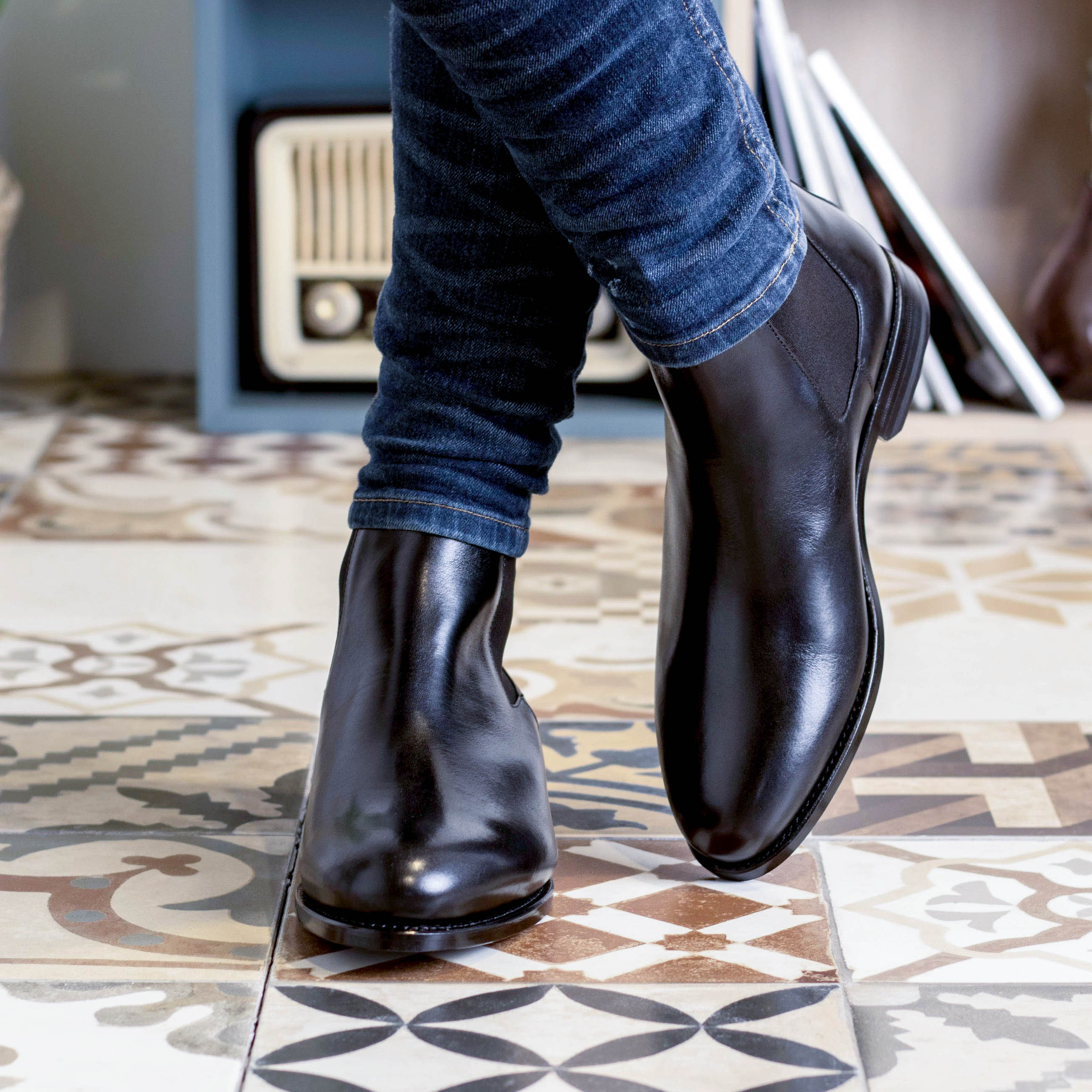 Black Chelsea Boots