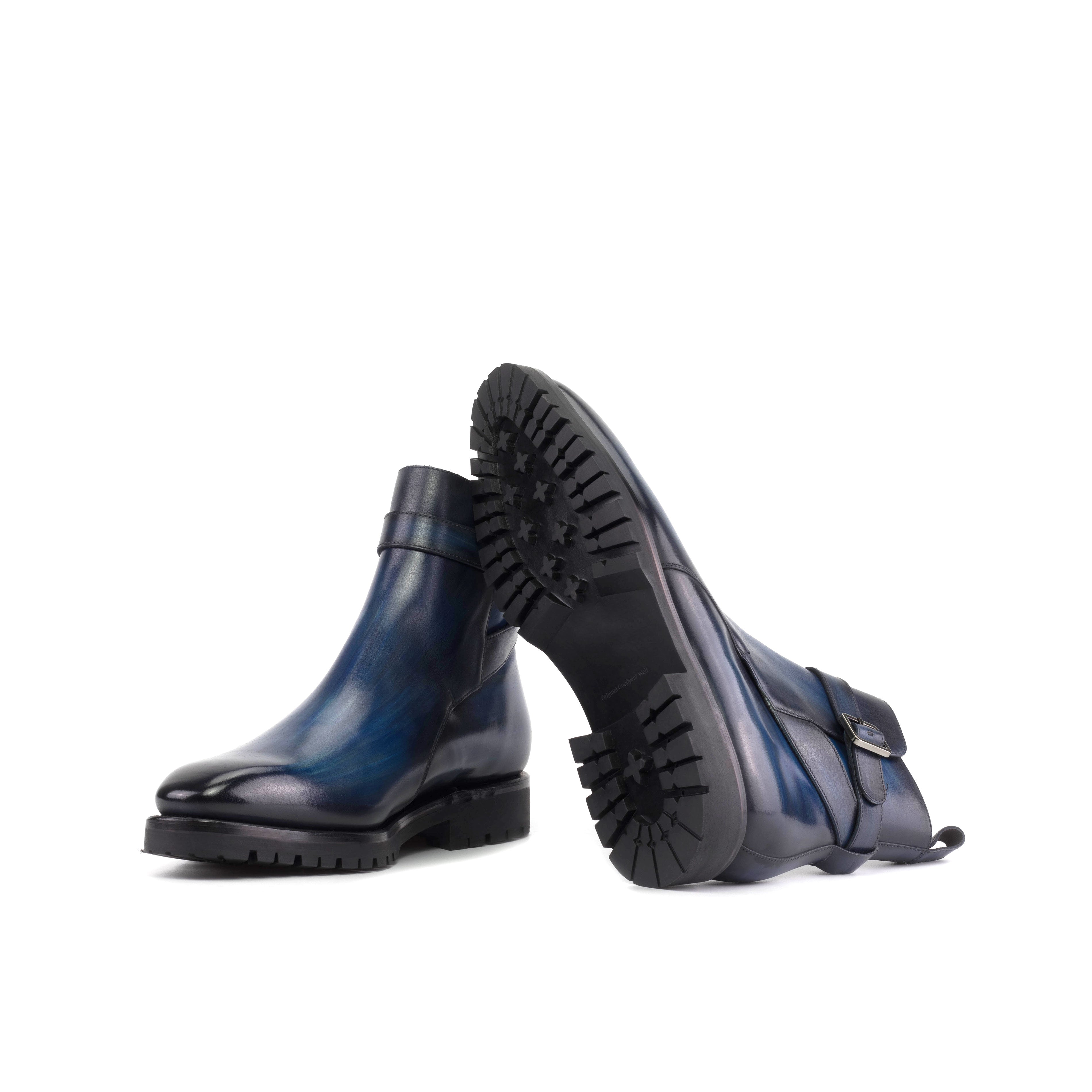 Blue Denim Patina - Hoff Jodhpur Boots